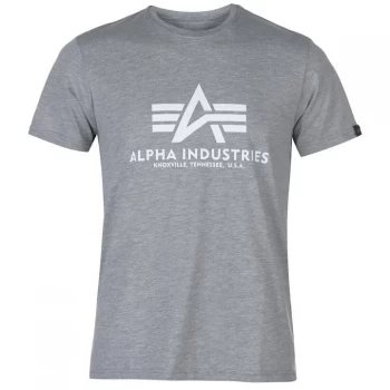 Alpha Industries Basic Logo T-Shirt - Grey