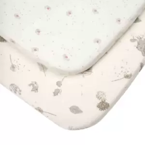 Tutti Bambini Bedside Crib Fitted Sheets 2 Pack - Cocoon