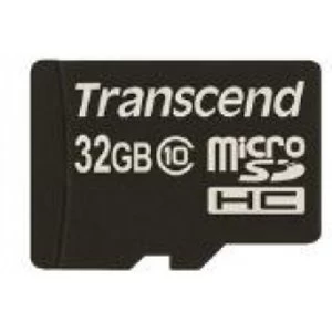 Transcend Premium (32GB) MicroSDHC Flash Card without Adaptor (Class 10)