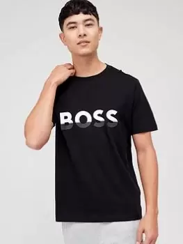 BOSS 1 Logo T-Shirt - Black, Size 3XL, Men