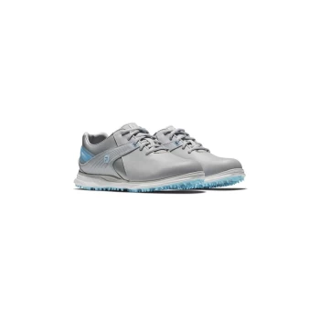 Footjoy 2021 Pro Sl Golf Shoes Womens Grey/Lt.Blue - UK045 Size: UK4.5