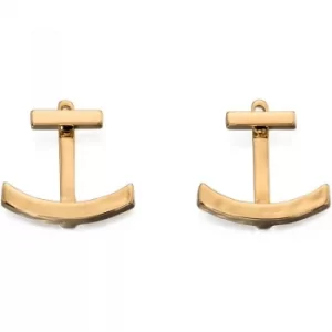 Ladies Fiorelli PVD Gold plated Hammered Swing Earrings