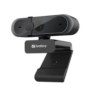 Sandberg USB FHD Webcam Pro 5MP Omni-directional Mics HD Video Calling