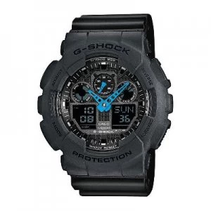 Casio G SHOCK Standard Analog Digital Watch GA 100C 8AE Black
