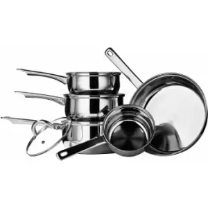 5pc Stainless Steel Saucepan Set - Premier Housewares