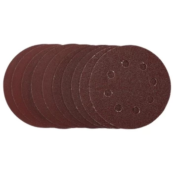 Draper - 53510 Sanding Discs, 115mm, Hook & Loop, Assorted Grit, (10 Pack)