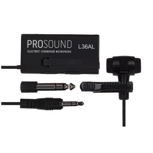 ProSound Lavalier Tie-Clip lapel Stereo Condenser Microphone