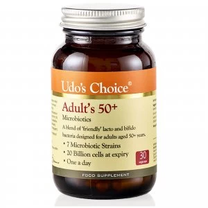 Udo's Choice Adult's 50+ Blend Microbiotics - 30 Vegecaps (6+1)