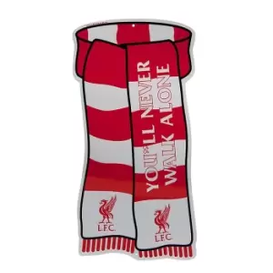 Liverpool FC Official Show Your Colours Window Sign (One Size) (Red/White)
