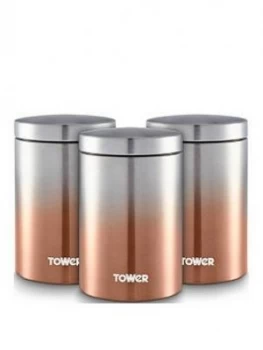 Tower Infinity Ombre Set Of 3 Canisters