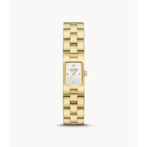Kate Spade New York Womens Brookville Gold-Tone Stainless Steel Watch - Gold