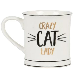 Sass & Belle Crazy Cat Lady Mug