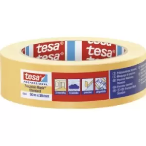 tesa PRECISION STANDARD 04344-00002-00 Masking tape Praezisionskrepp Yellow (L x W) 50 m x 30 mm