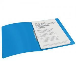 A4 Ring Binder, Blue, 16MM 2 O-Ring Diameter, Choices - Outer Carton of 10