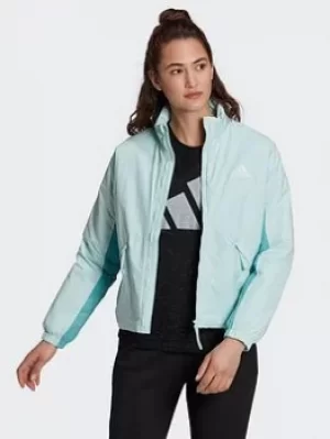 adidas Back To Sport Light Insulated Jacket, Black, Size 2XL, Women
