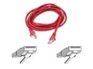 Belkin High Performance - Patch cable - RJ-45 (M) - RJ-45 (M) - 2m - UTP - ( CAT 6 ) - red