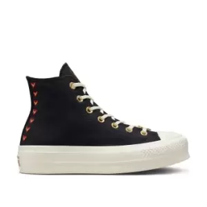 Chuck Taylor Lift Hi Valentines Day Canvas High Top Trainers