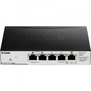 D Link 5 Port PoE Smart Network Ethernet Managed Switch