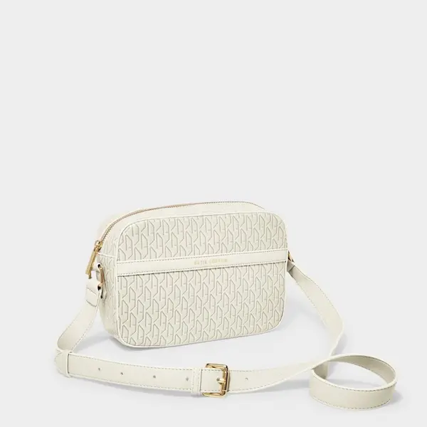 Katie Loxton Signature Crossbody Bag in Off White KLB2742
