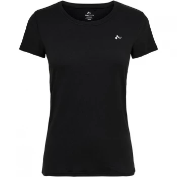 Only Play Play short sleeve training t-shirt in Black - Black