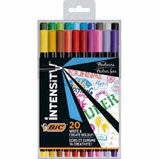 BIC Intensity Fineliner Pens 20 pack - wilko
