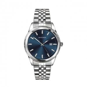 Sekonda Blue Watch - 1640 - silver