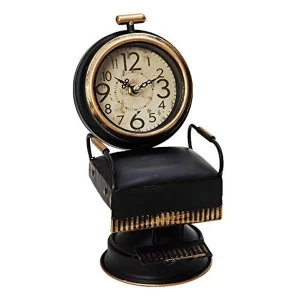 HOMETIME? Vintage Barber's Chair Mantel Clock