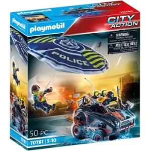 Playmobil Police Parachute with Amphibious Vehicle Playset