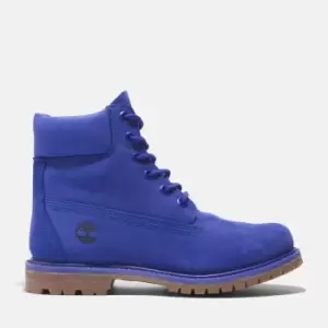 Timberland 50th Edition Premium 6" Waterproof Boot For Her In Blue Blue, Size 3
