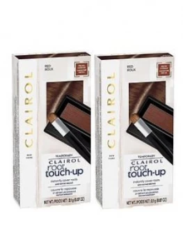 Clairol Clairoll Hair Dye 2.1G Root Touch Up Concealing Powder Red Duo