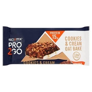 Sci-Mx Pro2Go Cookies and Cream Protein Oat Bake 50g