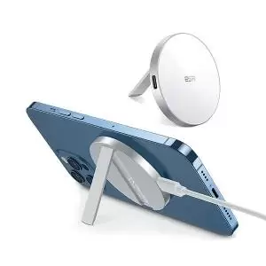 ESR HaloLock Kickstand Wireless Charger MagSafe Compatible White