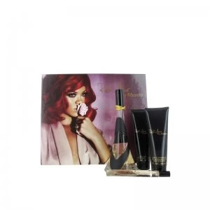 Rihanna RebL Fleur Gift Set 100ml Eau de Parfum + 90ml Body Lotion + 90ml Shower Gel + 10ml Eau de Parfum