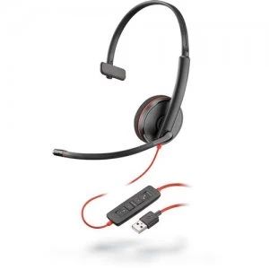 POLY Blackwire C3210 Headset Head-band Black USB Type-A