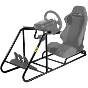 VEVOR Racing Simulator Cockpit Height Adjustable Racing Wheel Stand fit for Logitech G25, G27, G29, G920 Next Level Racing Wheel and Pedals Not Includ