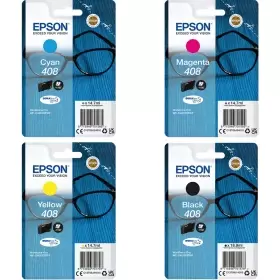Epson Glasses 408 Black And Tri Colour Ink Cartridge