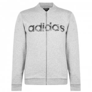 adidas Mens Camouflage Bomber Track Top - Grey/DkGrey