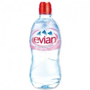 Evian Natural Mineral Water 75cl Bottle Pack of 12 60735