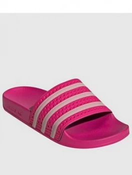 Adidas Adilette - Pink, Magenta, Size 3, Women