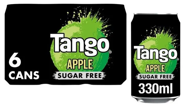 Tango Apple Sugar Free 330ml Cans 6 Pack