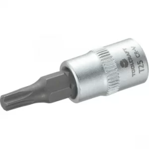 Toolcraft 1/4" Drive Socket With T-Profile Bit T25