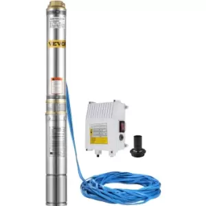 3HP/2.2KW - 4" Borehole Deep Well Submersible Water Pump LONG LIVE + 20mCABLE