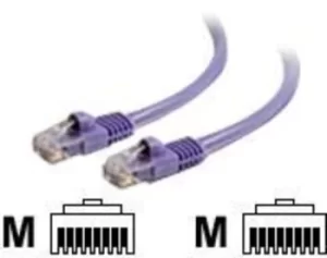 C2G, Cat5e 350MHz Snagless Patch Cable Purple, 10m