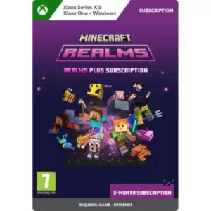 Minecraft Realms Plus 3-Month Subscription for Xbox Series X