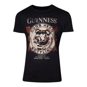 Guinness - Dog'S Head Bottling Mens XX-Large T-Shirt - Black