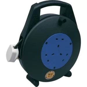 10M Light Duty Cable Reel 10AMP 3 Outlets