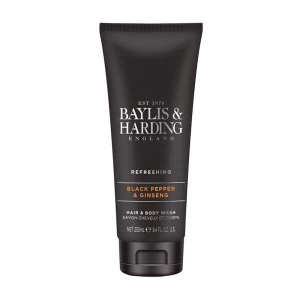 Baylis Harding Black Pepper Ginseng Hair Body Wash 250ml