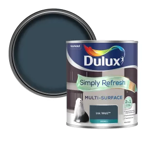 Dulux Simply Refresh Multi Surface Ink Well Eggshell Paint 750ml
