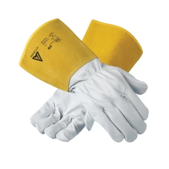 43-217 ActivArmr Heat Resistant Leather Tig Welding Gloves - Size 9