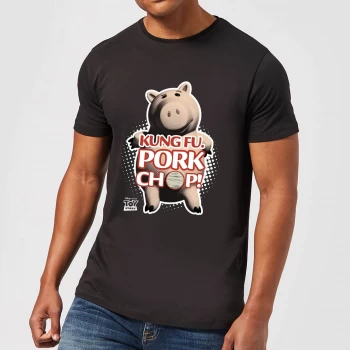 Toy Story Kung Fu Pork Chop Mens T-Shirt - Black - 3XL - Black